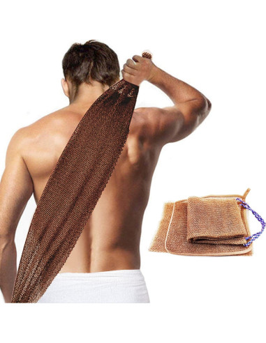 Antallcky 3 Esponjas Exfoliantes Africanas para Baño