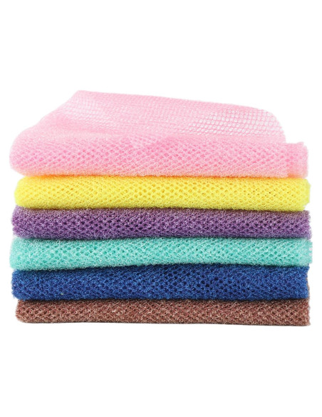 Esponja de Red Africana Tecbeauty - 6 Piezas Exfoliantes 30x80cm Esponja de Red Africana Tecbeauty - 6 Piezas Exfoliantes 30x80cm