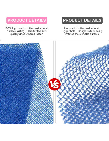 Esponja de Baño Exfoliante YTJYZZQ 80 cm Nylon 3 Piezas