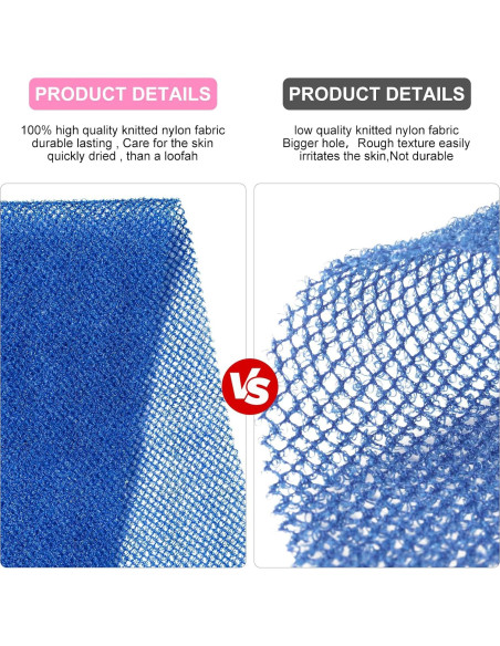 Esponja de Baño Exfoliante YTJYZZQ 80 cm Nylon 3 Piezas