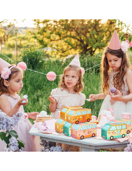 24 Cajas de Dulces Psicodélicas TecUnite en Forma de Camión