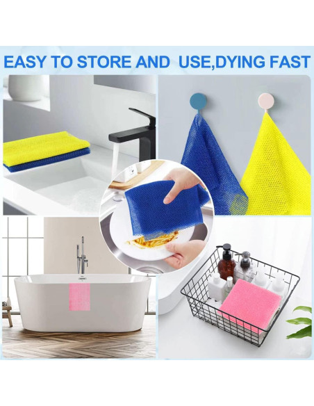 Esponja de Baño Exfoliante YTJYZZQ 80 cm Nylon 3 Piezas