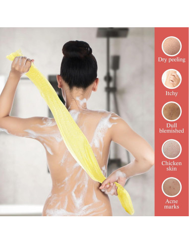 Esponjas de Baño Exfoliantes Sunnyray 100 Pcs 30x80 cm