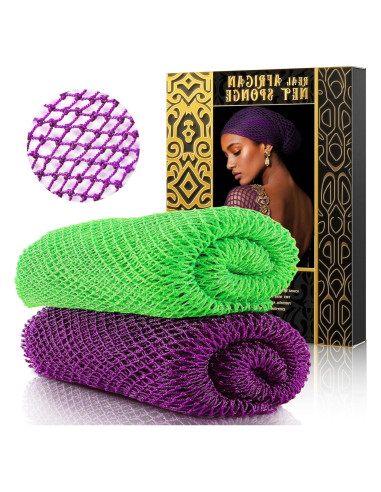 Esponjas de Baño Exfoliantes ACLMFUP - 2 Piezas Suaves