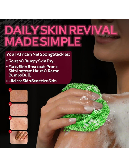 Esponjas de Baño Exfoliantes ACLMFUP - 2 Piezas Suaves Esponjas de Baño Exfoliantes ACLMFUP - 2 Piezas Suaves