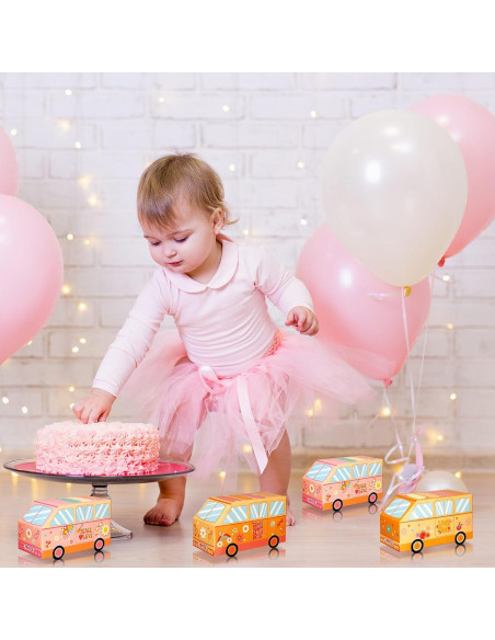 24 Cajas de Dulces Psicodélicas TecUnite en Forma de Camión