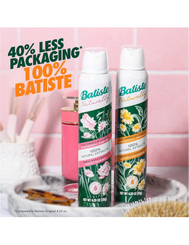 Champú Seco Batiste Natural Té Verde Manzanilla 120 g