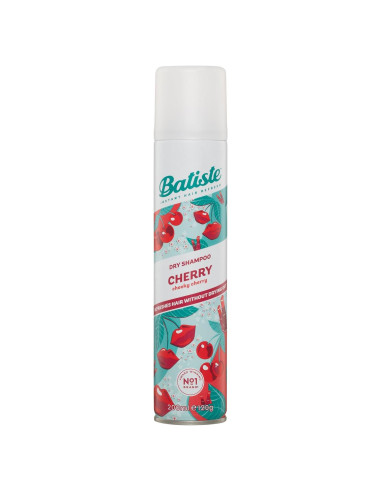 Champú Seco Batiste Cereza 198 ml - Sin Agua, Aroma Frutal