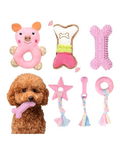 Set de 6 Juguetes para Cachorros XGDMEIL - Dentición y Alivio de Ansiedad
