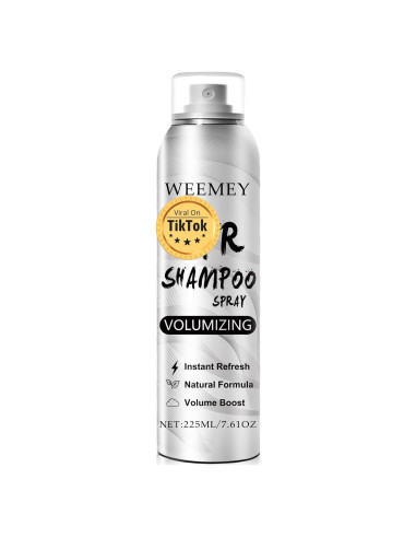 Spray de Champú Seco GADMLURY 215g - Sin Residuos, Volumen