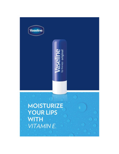 Bálsamo Labial Vaseline Original 3 x 4.5 g - Hidratación Rápida