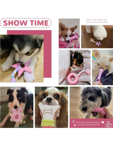 Set de 6 Juguetes para Cachorros XGDMEIL - Dentición y Alivio de Ansiedad