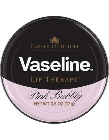 Bálsamo Labial Vaseline Lip Therapy Pink Bubbly - 3 x 17 g