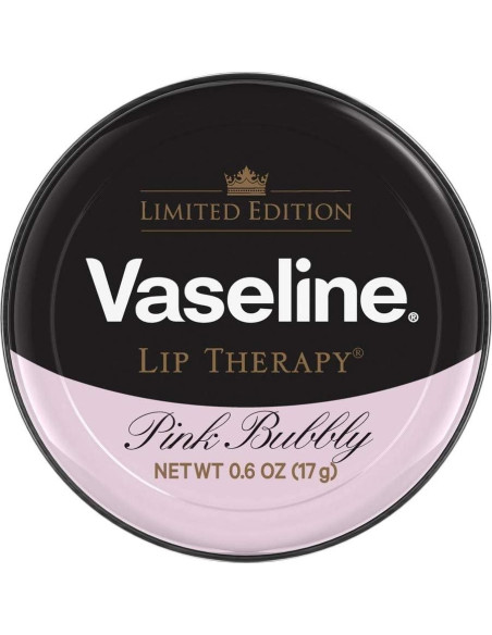 Bálsamo Labial Vaseline Lip Therapy Pink Bubbly - 3 x 17 g