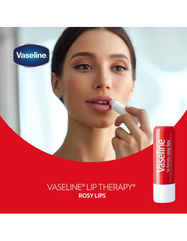 Bálsamo Labial Vaseline Lip Therapy Rosy Lips 12-Pack 4.5g