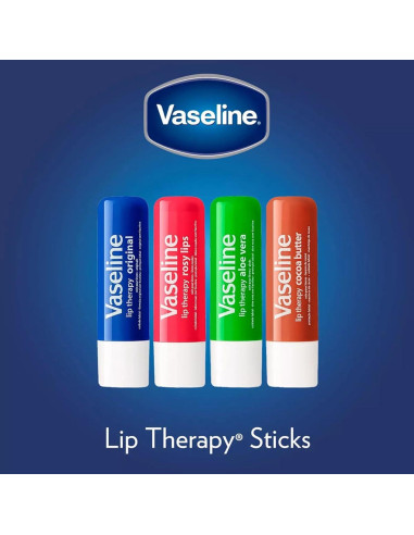 Bálsamo Labial Vaseline Lip Therapy Rosy Lips 12-Pack 4.5g