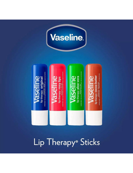 Bálsamo Labial Vaseline Lip Therapy Rosy Lips 12-Pack 4.5g