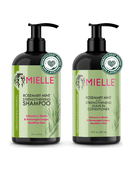 Champú Fortalecedor Mielle Organics Romero y Menta 340g
