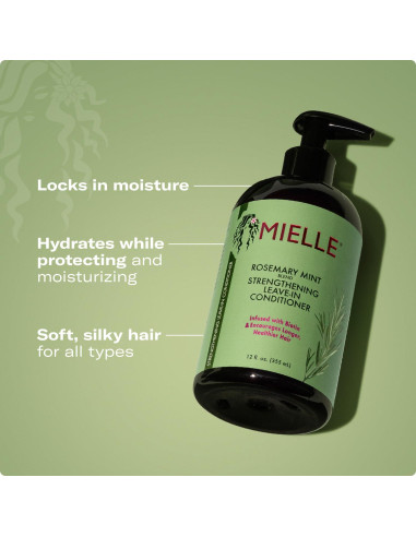 Champú Fortalecedor Mielle Organics Romero y Menta 340g