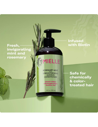 Champú Fortalecedor Mielle Organics Romero y Menta 340g