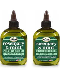 Aceite Capilar Difeel Romero y Menta 200g con Biotina - Set Regalo 2