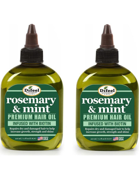 Aceite Capilar Difeel Romero y Menta 200g con Biotina - Set Regalo