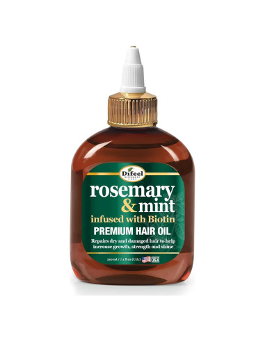 Aceite Capilar Difeel con Biotina y Romero 200 g - Crecimiento Saludable