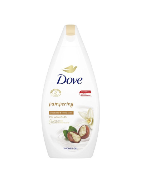 Baño de Burbujas Dove Cuidado Puro 500ml Manteca de Karité