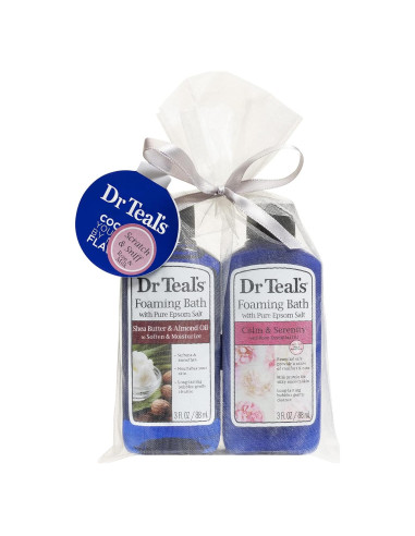 Combo de Baño Espumoso Dr Teal's 177.44 ml - Karité y Rosa