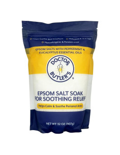 Baño de Sal de Epsom Doctor Butler 907g - Alivio Hemorroides