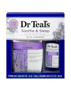 Juego de Sales de Epsom y Aceite de Baño Espumoso Dr Teal's 396g