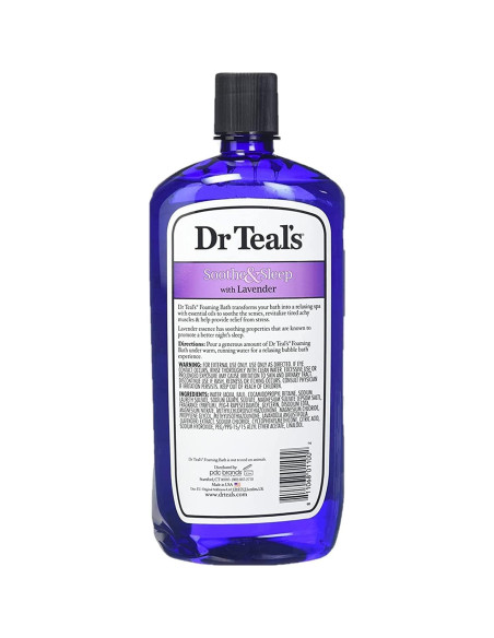 Conjunto de Baño Espumoso Dr. Teal's 2016ml Lavanda y Vitamina C