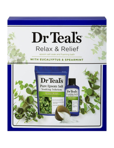 Juego de regalo Dr Teal: Sales de Epsom 396g y Aceite 89ml