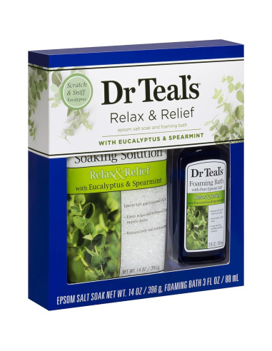 Juego de regalo Dr Teal: Sales de Epsom 396g y Aceite 89ml