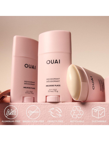 Desodorante Sin Aluminio OUAI Melrose Place 70.87 g - Control Olores 24h