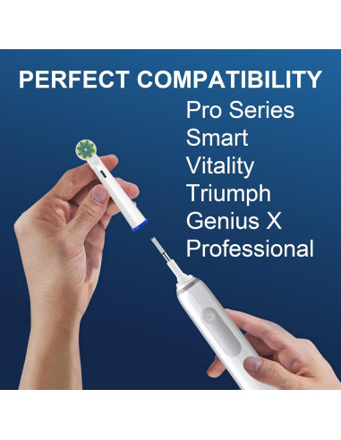 Cabezas de Cepillo de Dientes Repuesto Lanveda 8PC Oral B