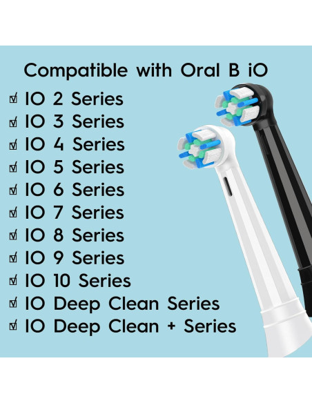 Cabezas de Repuesto Oral B IO - Paquete de 8 Unidades