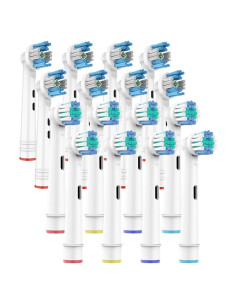 Cabezas de cepillo de dientes SLOWLEIF 16 piezas compatibles Oral B