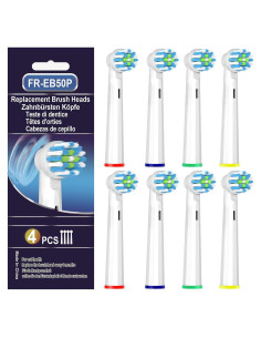 8 Cabezas de Cepillo de Dientes Repuesto MOFELE para Oral B