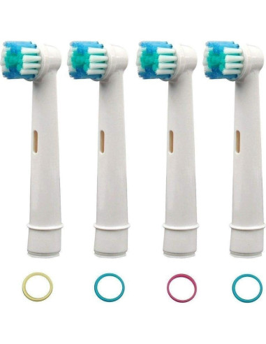 Cabezas de cepillo Oral-B Braun EB17, 4 unidades, cerdas suaves