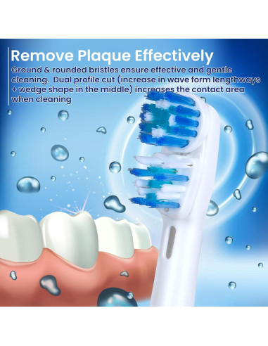 Cabezas de cepillo Oral-B Dual Clean - Paquete de 8 unidades