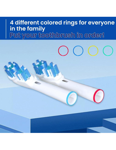 Cabezas de cepillo Oral-B Dual Clean - Paquete de 8 unidades