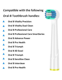 Cabezas de Repuesto Oral B - 16 Piezas para Cepillos Eléctricos 2