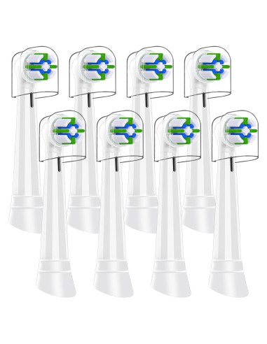 8 Cabezas de Reemplazo Oral B IO Compatibles - Blanco