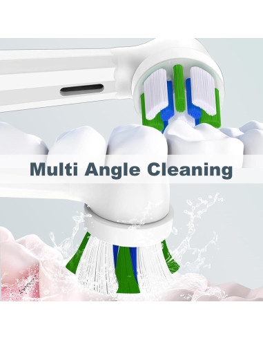 8 Cabezas de Reemplazo Oral B IO Compatibles - Blanco