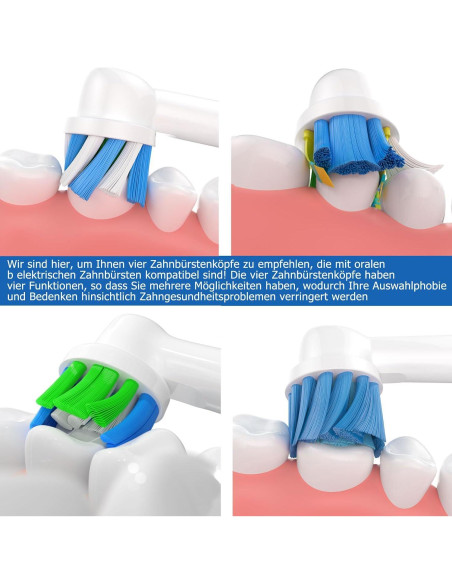 Cabezas de cepillo de repuesto Oral B ITECHNIK 8 unidades