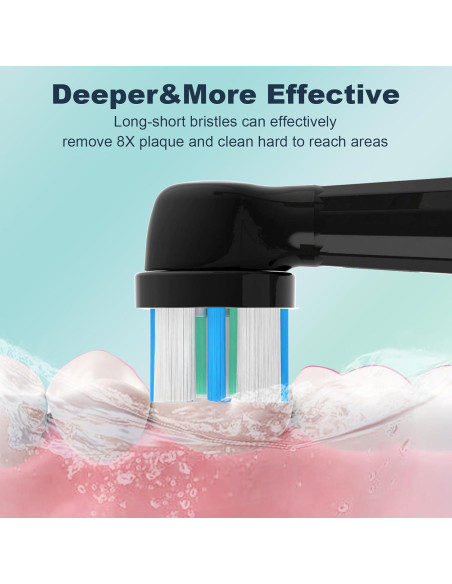 12 Cabezas de Cepillo de Dientes SUGODAEU para Oral-B iO