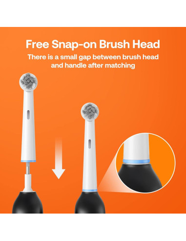 Cabezas de Cepillo de Dientes Bitvae 5pcs Repuesto Oral-B