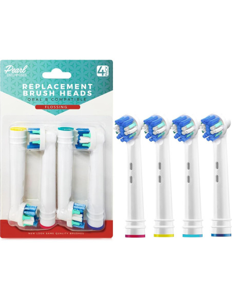 Cabezas de Cepillo de Repuesto Oral B Pearl - 12 Unidades