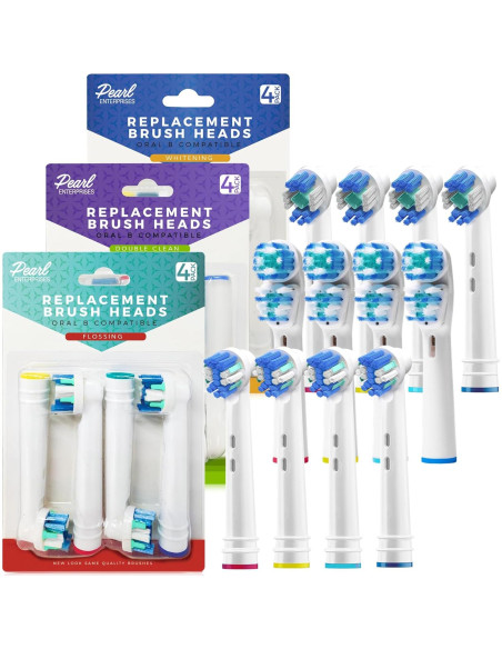 Cabezas de Cepillo de Repuesto Oral B Pearl - 12 Unidades